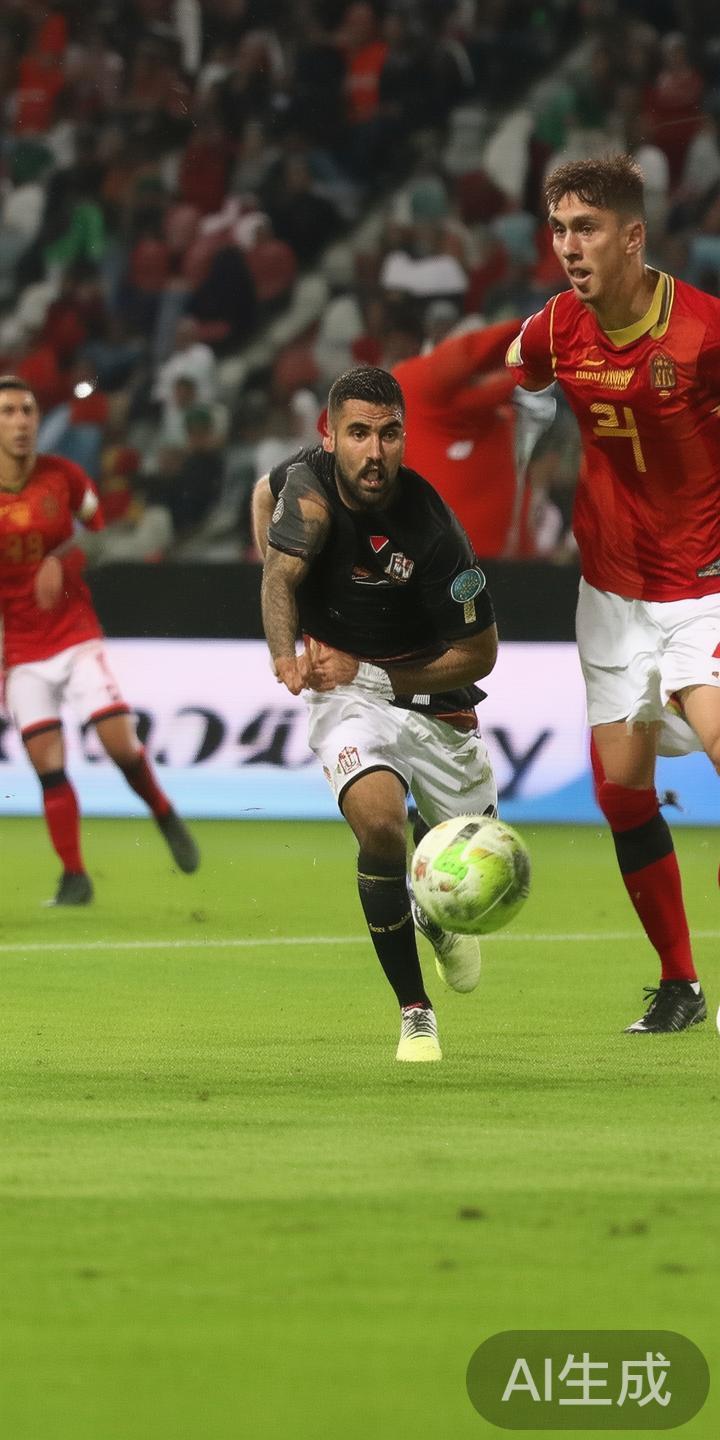 在比赛第30分钟，伊拉克队的一次突破射门引爆了现场